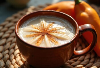 Exquisite Horchata Rice Milk Smooth Creamy Texture Rustic Handcrafted Artistry