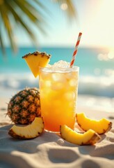 Tropical Coconut Wonder Tropical Paradise Fruit Water Exotic Refreshing Splash