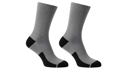 Stylish gray athletic socks for sports and everyday wear offering comfort and support, ideal for fitness enthusiasts and active lifestyles