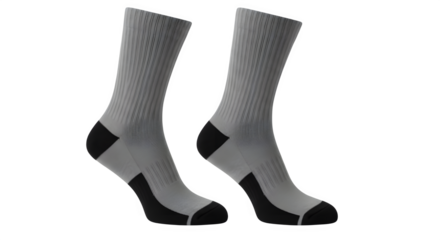 Stylish gray athletic socks for sports and everyday wear offering comfort and support, ideal for fitness enthusiasts and active lifestyles
