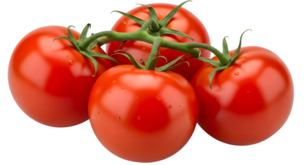 Juicy vine-ripened tomatoes ready for summer salads and sauces, showcasing garden freshness and vibrant flavors for culinary projects