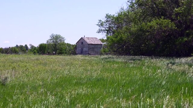 Homestead National Historical Park near Beatrice, Nebraska. Unit of National Park Service commemorates American Homestead Act. Site of first successfully claimed acres. Palmer-Epard Cabin