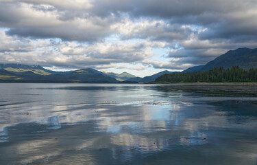 Sunset in Mud Bay anchorage