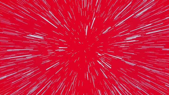 Abstract hyperspace jump light streaks effect in motion