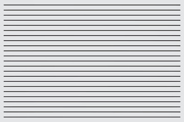 Fototapeta premium Abstract geometric pattern of evenly spaced thin dark horizontal lines on a clean white background creating a sense of order and repetition