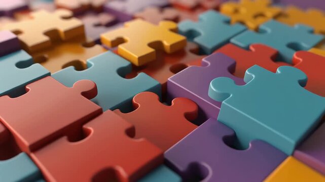 colorful puzzle background
