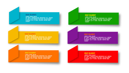 Colorful Banner Elements