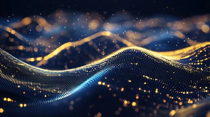 Dive into a world of digital innovation with this vibrant, dynamic mesh glowing with futuristic energy and modern elegance for your next big project