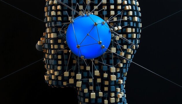 Digital Network in Human Head