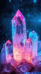 Illuminated Amethyst Geode Crystal Cluster Formation, Detailed Mineral Specimen, Raw Gemstone Beauty, Geological Wonder, Mineralogy Science.