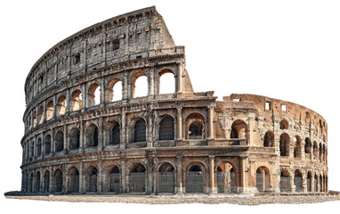 Fototapeta premium Ancient Roman Colosseum facade