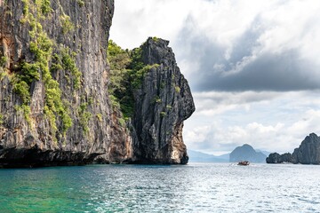 rock formations in the ocean