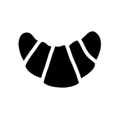 Croissant Silhouette Design