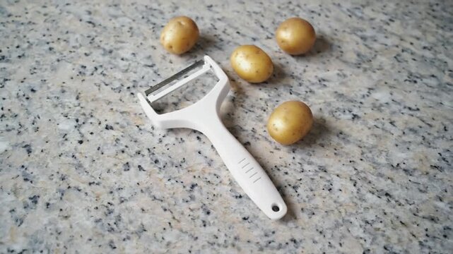 Potato peeler in the kitchen.