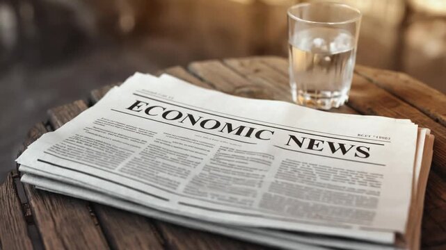 Economic news newspaper.