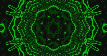 Captivating tunnel video vj loop screensaver creating seamless green patterns for immersive visuals