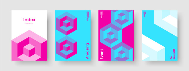 Fototapeta premium Modern Book Cover Design. Abstract Background Layout. Isolated Report Template. Banner. Business Presentation. Poster. Flyer. Brochure. Pamphlet. Handbill. Brand Identity. Leaflet. Portfolio