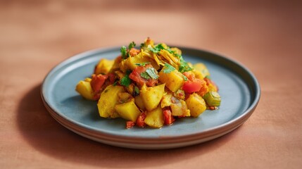 Flavorful Aloo Tama Shines Bright a Plate, Nepalese Potato Curry With Bamboo Shoots