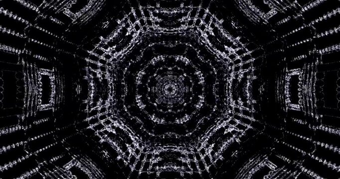 Tunnel video VJ loop seamless screensaver creating dynamic visual effects suitable for relaxation or background ambience