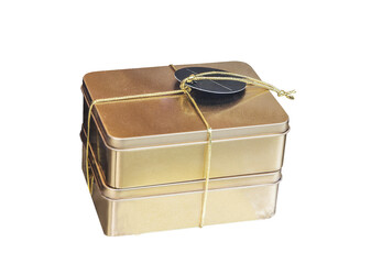 gold box - festive packaging