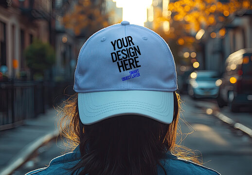 Isolated Baseball Cap Mockup