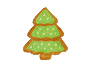 christmas tree cookie