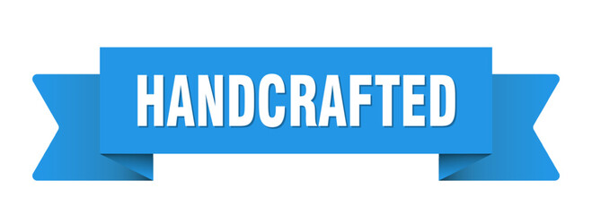 hand crafted ribbon isolated on transparent background. hand crafted ribbon