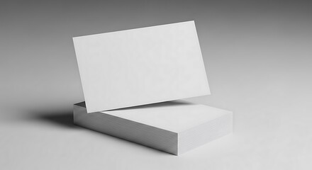 Elegant Blank Business Cards Mockup for Professional Branding