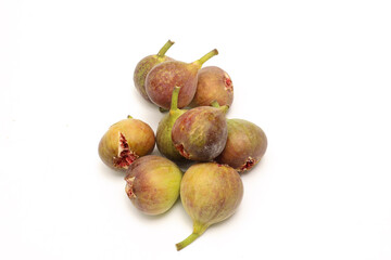 白背景のイチジク