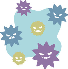 ウイルスのキャラクター