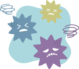 ウイルスのキャラクター