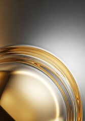 Subtle gradation in gold and silver, sophisticated design element