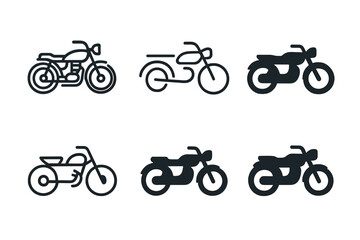 Obraz premium Classic Vehicle Icons. Classic vehicles. Icon set. Set Logo of Classic vehicles: Vintage car. harmonious logo variations of the same emblematic concept, each