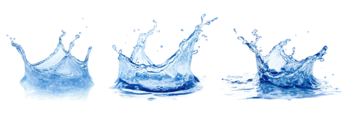 Three water splashes (1)