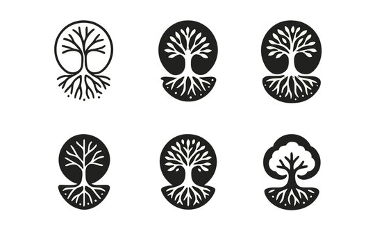 Memorial Traditions Icons. Remembering loved ones with special memorial traditions. Icon set. Set Logo of remembering loved ones with special