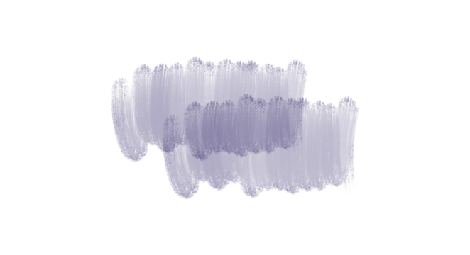 Abstract Muted Periwinkle Purple Paint Brush Stroke Texture Isolated Element