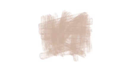 Abstract Pale Nude Brown Paint Scribble Brush Stroke Texture Isolated Element