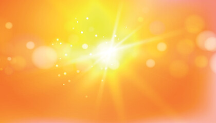 Bright yellow flame background. Colorful smooth light lines background.