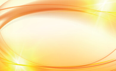 Bright yellow flame background. Colorful smooth light lines background.