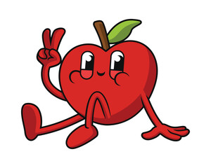 7_Happy Apple Character