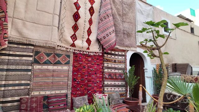 Historic Streets and Traditional Architecture of the Habous District &ndash; Casablanca, Morocco November 13, 2025
