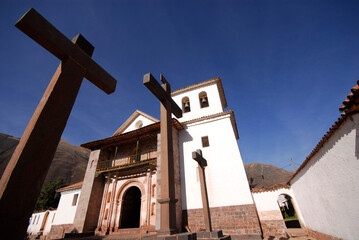 Historical San Pedro Ap&oacute;stol de Andahuaylillas Church, Sistine Chapel of the Andes, Peru