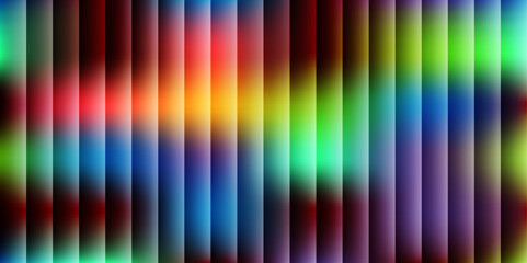 Vertical Gradient Stripes in Rainbow Colors with Soft Edges abstract background