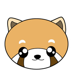  Red Panda animal illustration 
レッサーパンダ　動物　イラスト