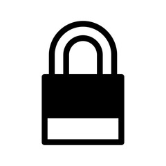 Lock Icon Vector Symbol Design Illustration