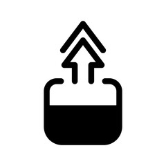 Cardboard Icon Vector Symbol Design Illustration