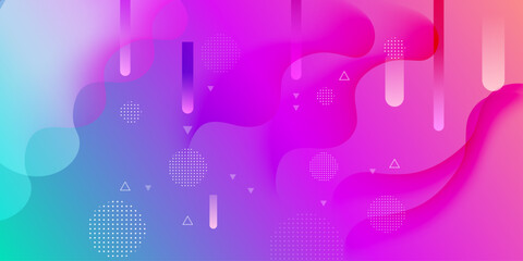 Memphis style abstract background with geometric shapes, colorful playful patterns, creative retro 80s and 90s inspired design perfect for posters, banners, and digital compositions.