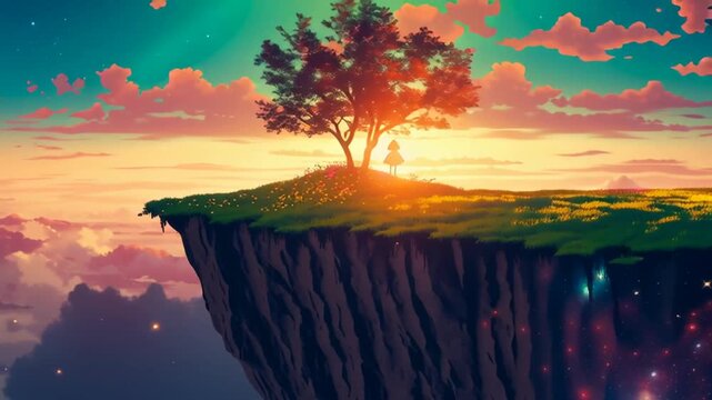 非現実的で夢のような幻想的な世界