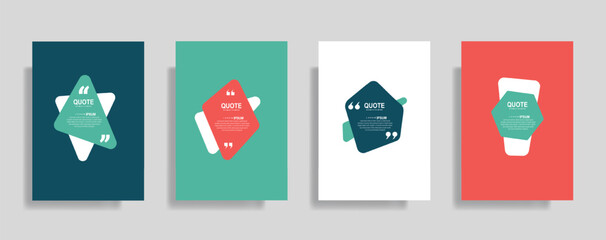 Modern quote templates for social media posts and presentations with vibrant backgrounds and stylish design elements to elevate your brand