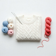 뜨개질 털실 스웨터